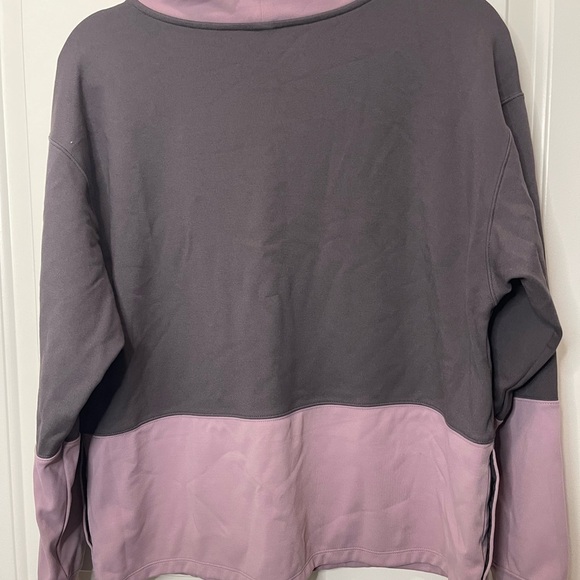 Athleta Hermosa Two-Tone Mock Neck Pullover - Picture 3 of 7